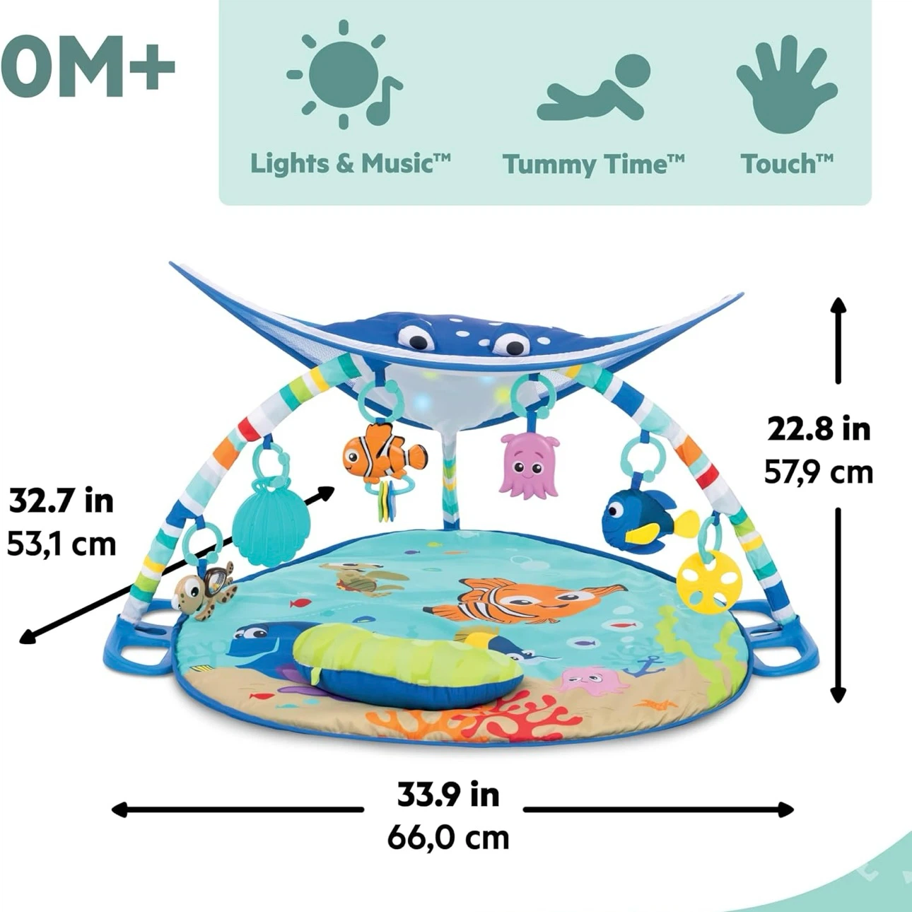 🐠 Bright Starts Finding Nemo Baby Activity Gym 🐠 - photo 2