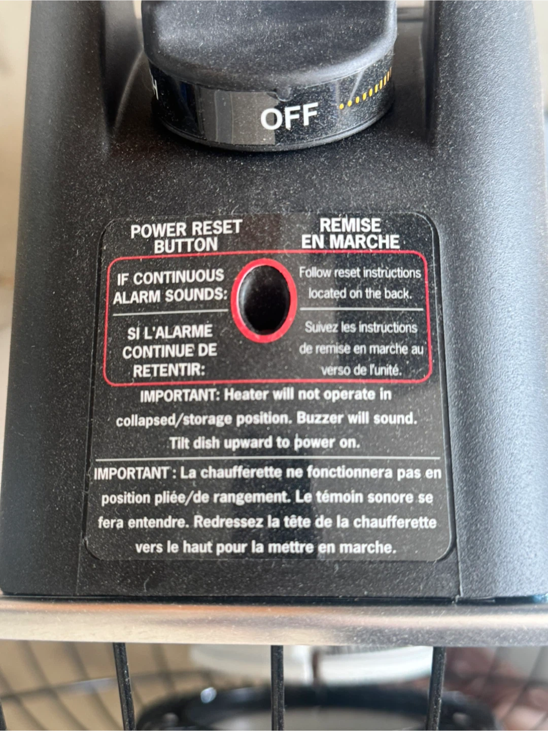 Presto HeatDish +Tilt Parabolic Electric Heater - photo 3