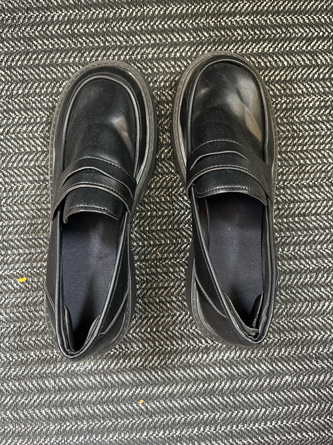Black Platform Loafers 🏈