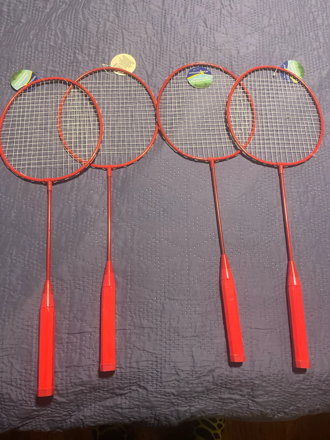 Outdoor Fun Badminton Rackets, Set of 4