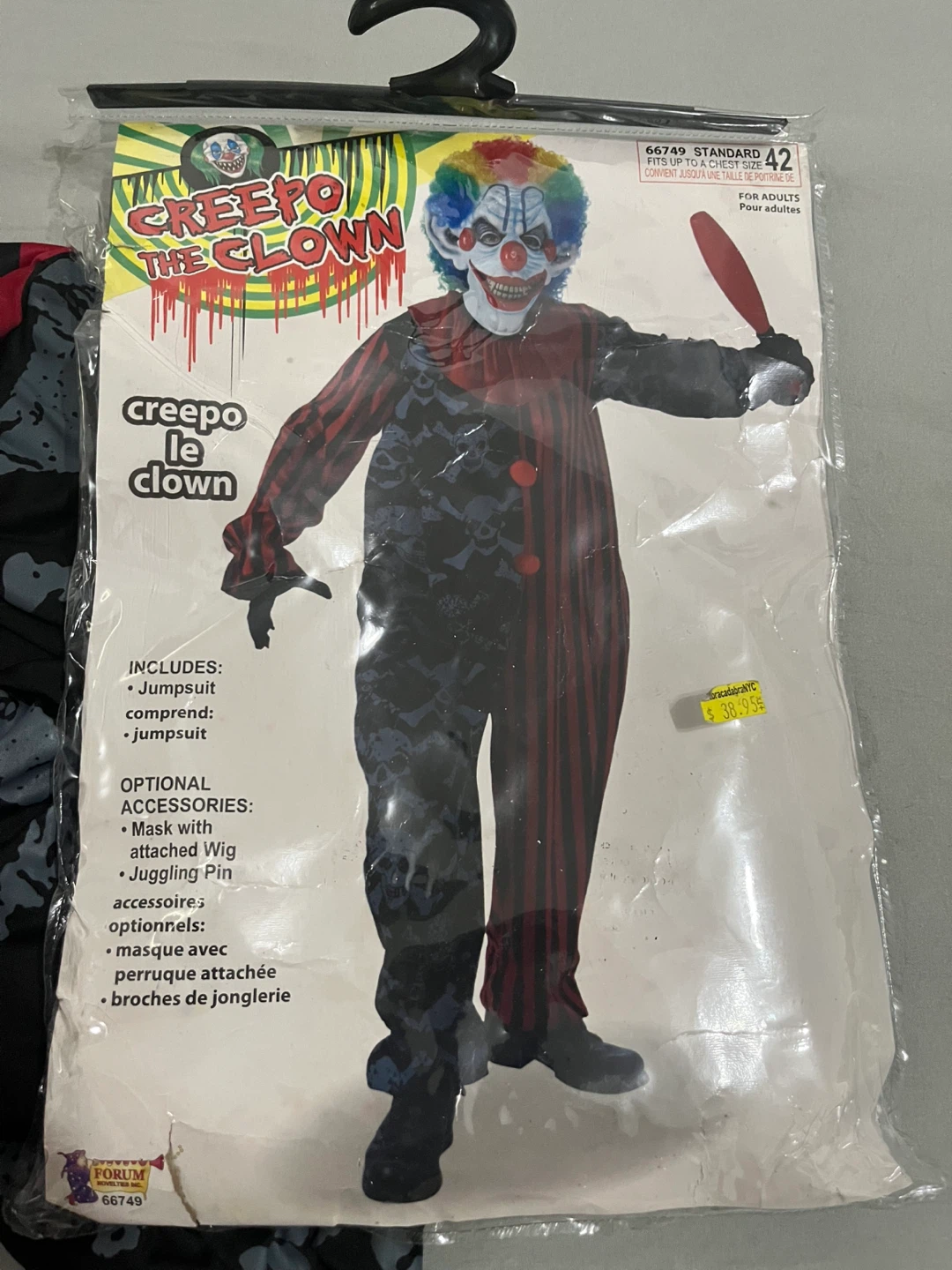Creepo The Clown Adult Costume - photo 2