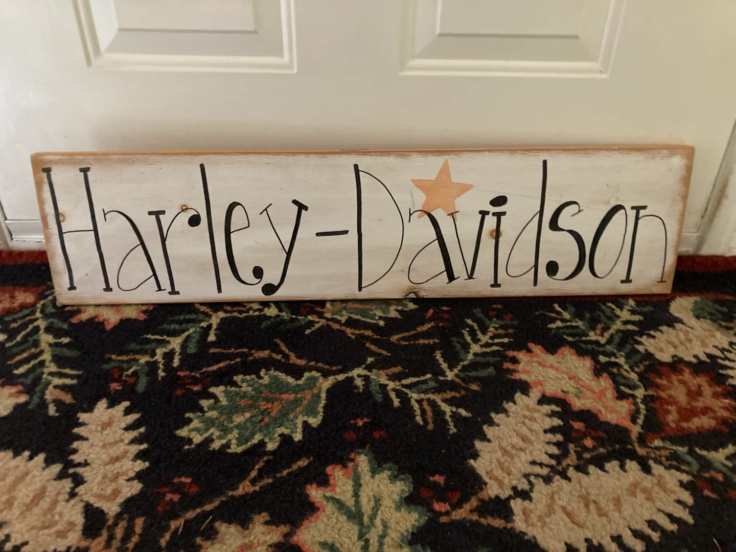 Harley-Davidson Wooden Wall Sign