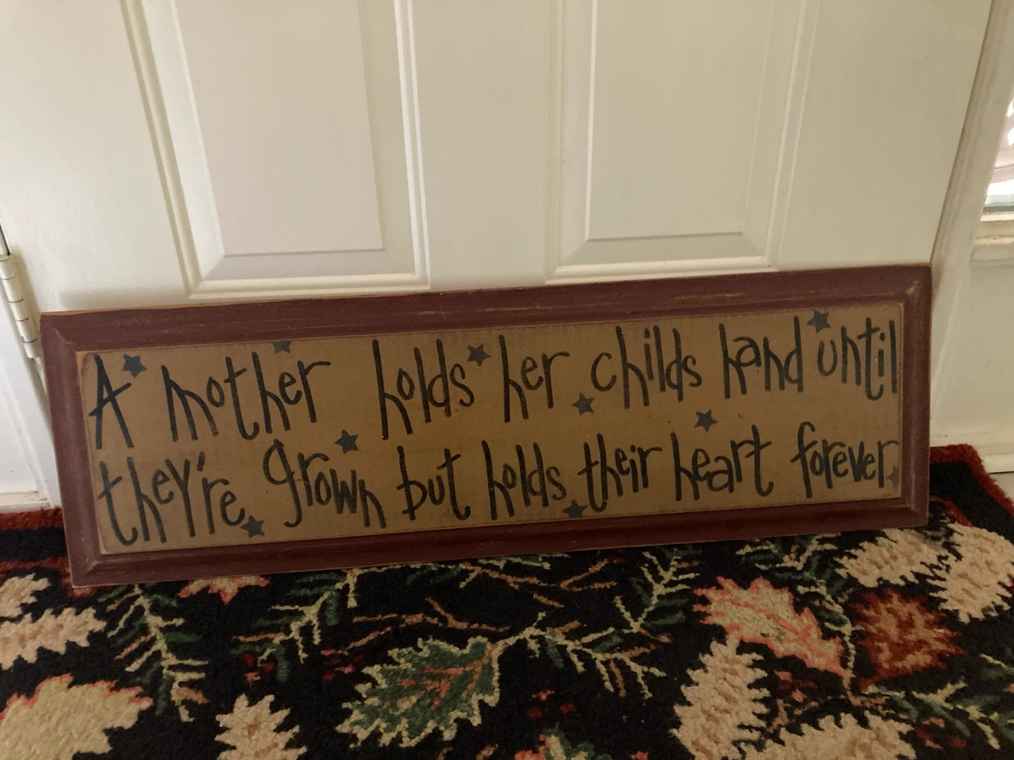 Decorative Wooden Wall Sign