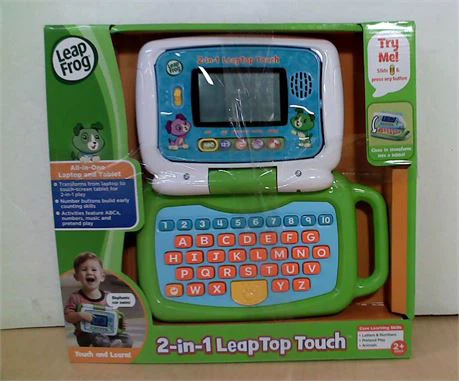 LeapFrog 2-In-1 LeapTop Touch Learning Laptop Green