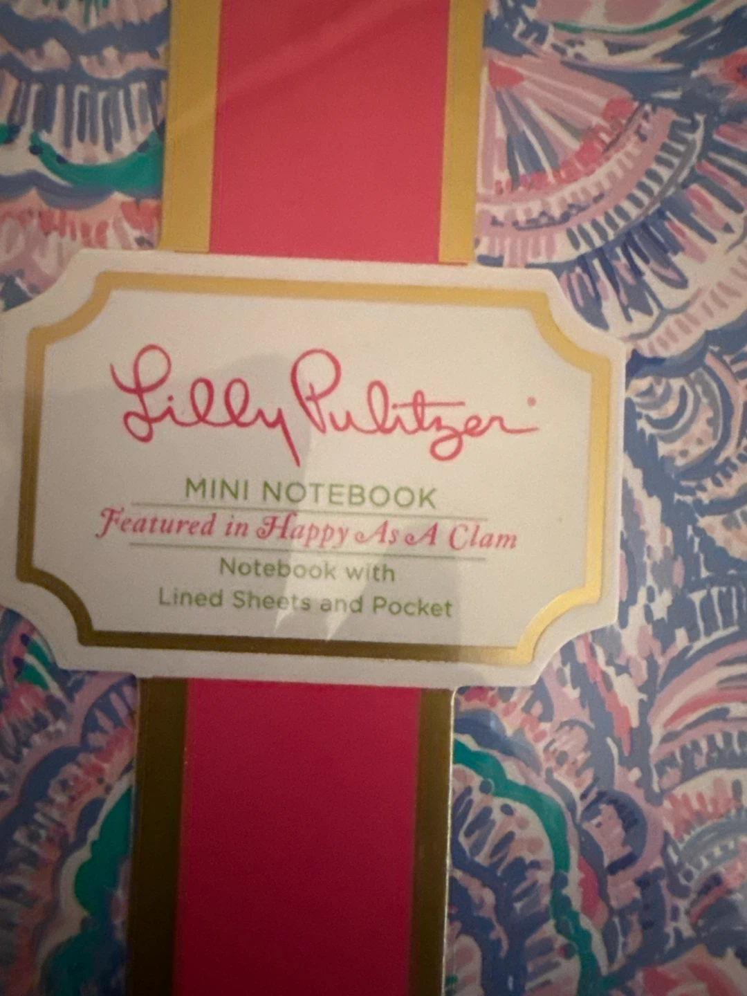 Lilly Pulitzer Mini Notebook Happy as a Clam - photo 4