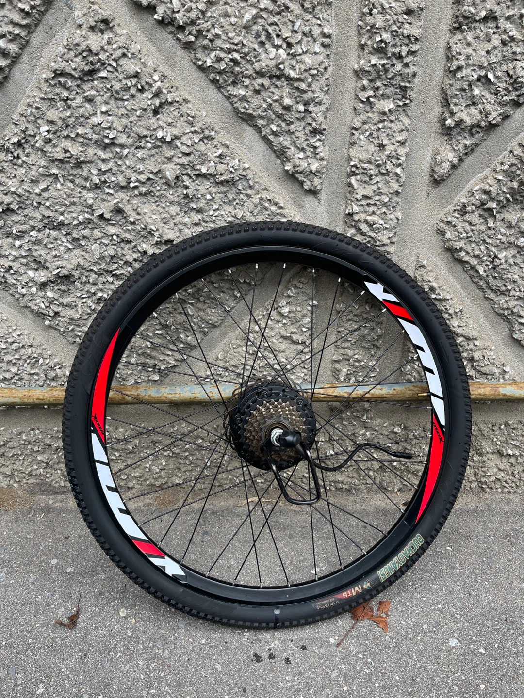 26 inch ebike rear motor wheel. 36volt 250watt