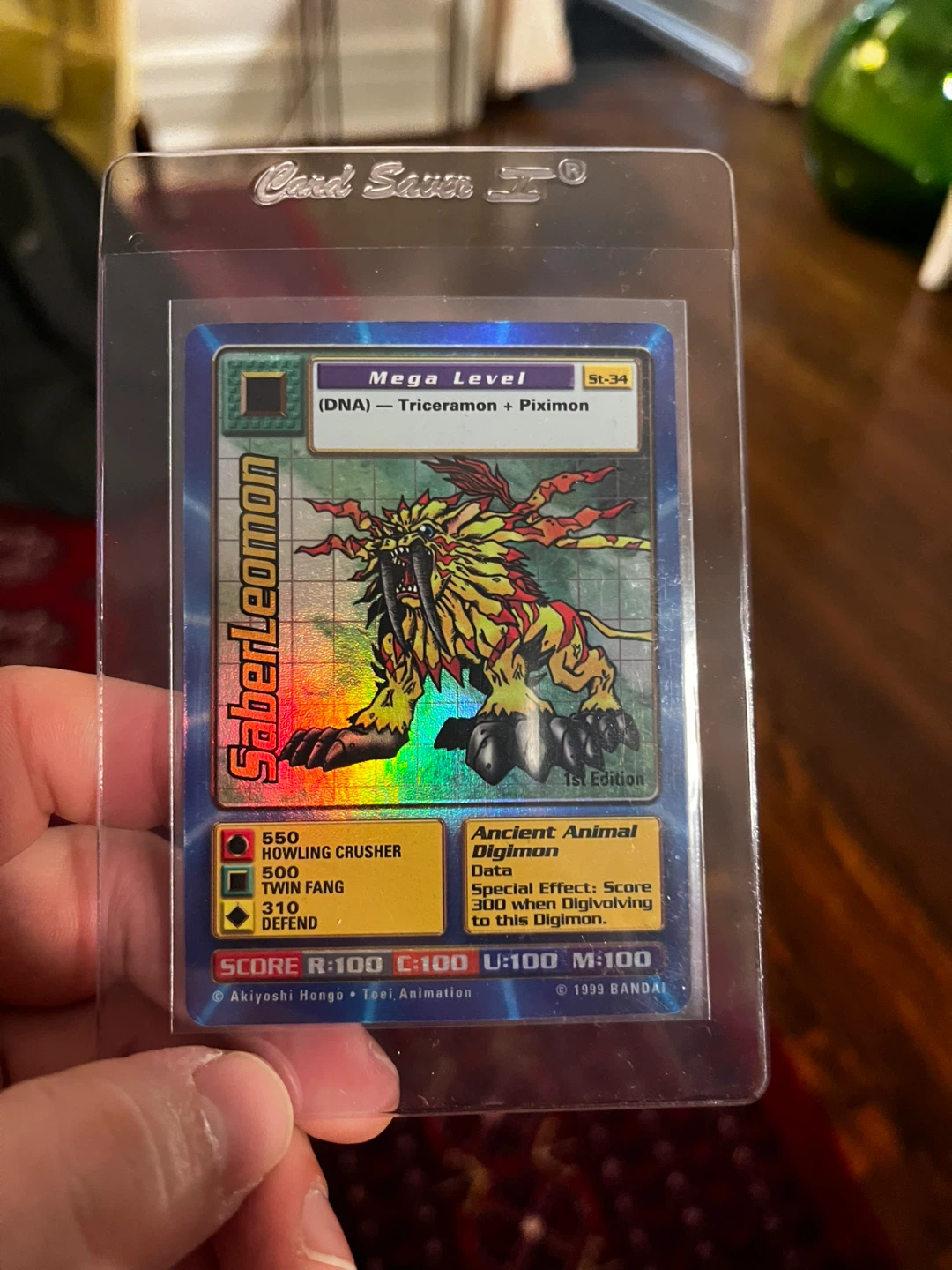 Bandai Digimon SaberLeomon Card