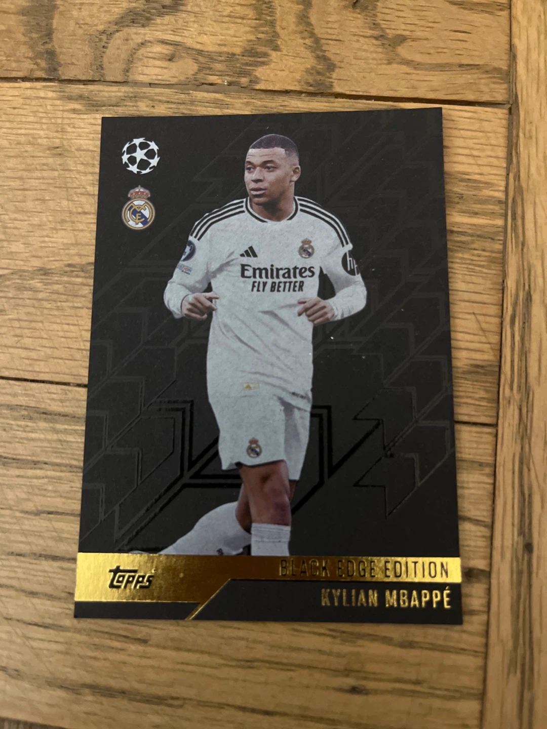 Topps Kylian Mbappe Black Edge Edition Card
