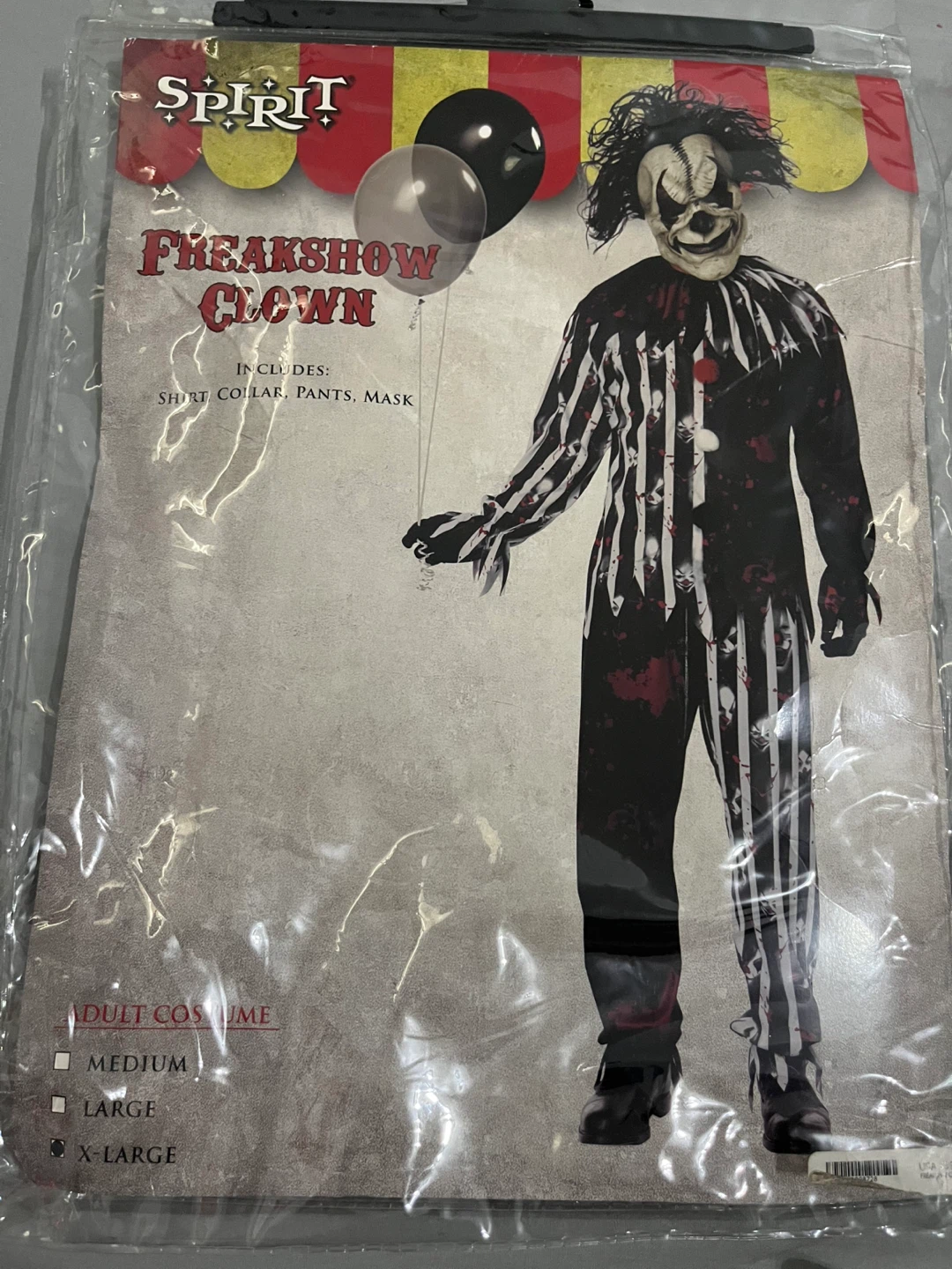 Spirit Halloween Freakshow Clown Costume - photo 2
