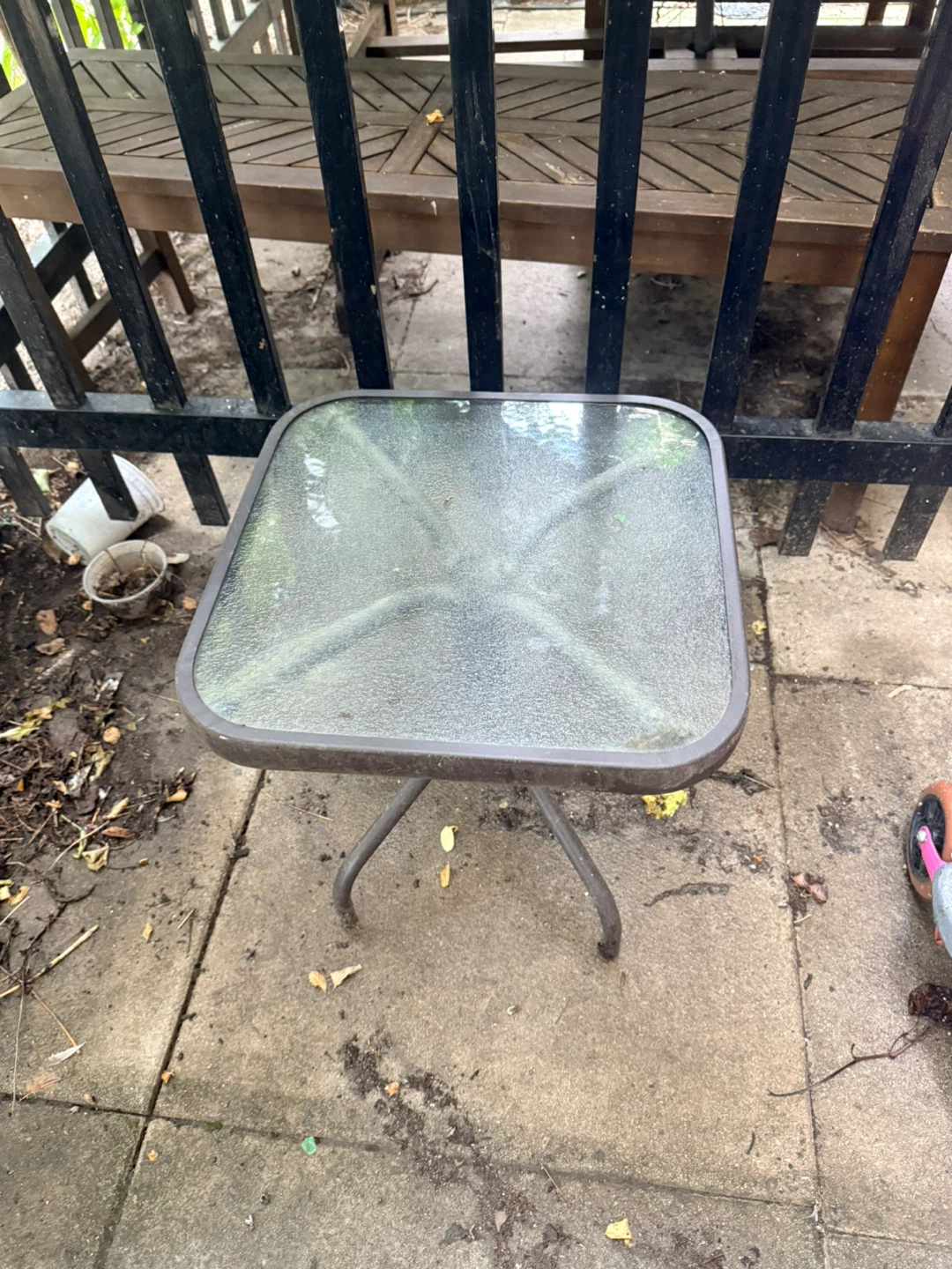 Patio set- will be cleaned before pick up