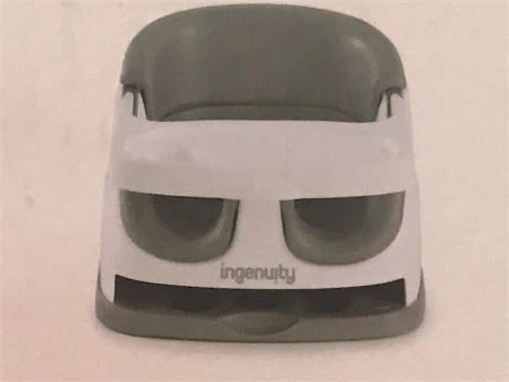 Ingenuity 11576 Grey Baby Base Booster Seat With Tray