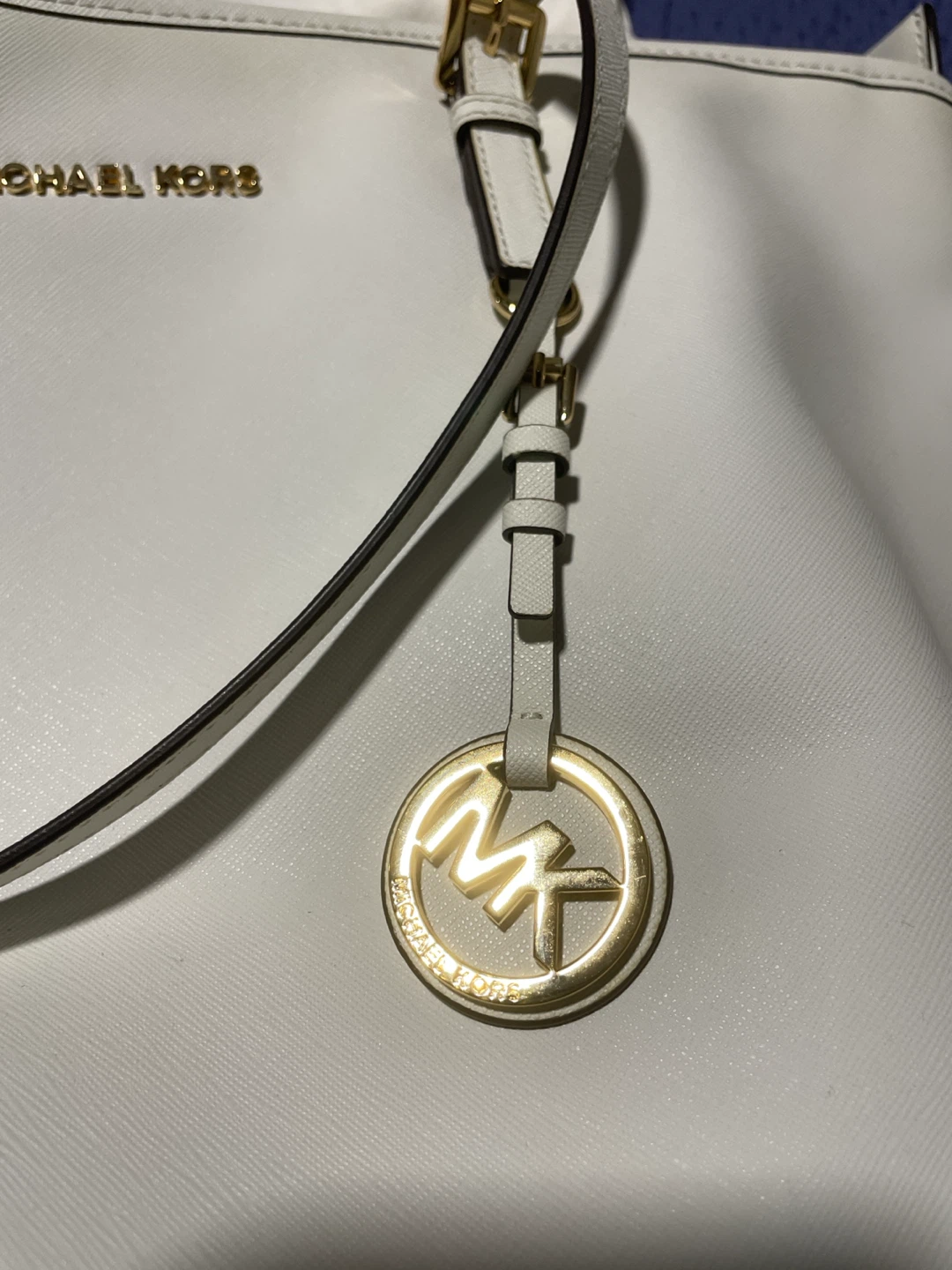 Michael Kors White Tote Bag and Wallet Set - photo 2