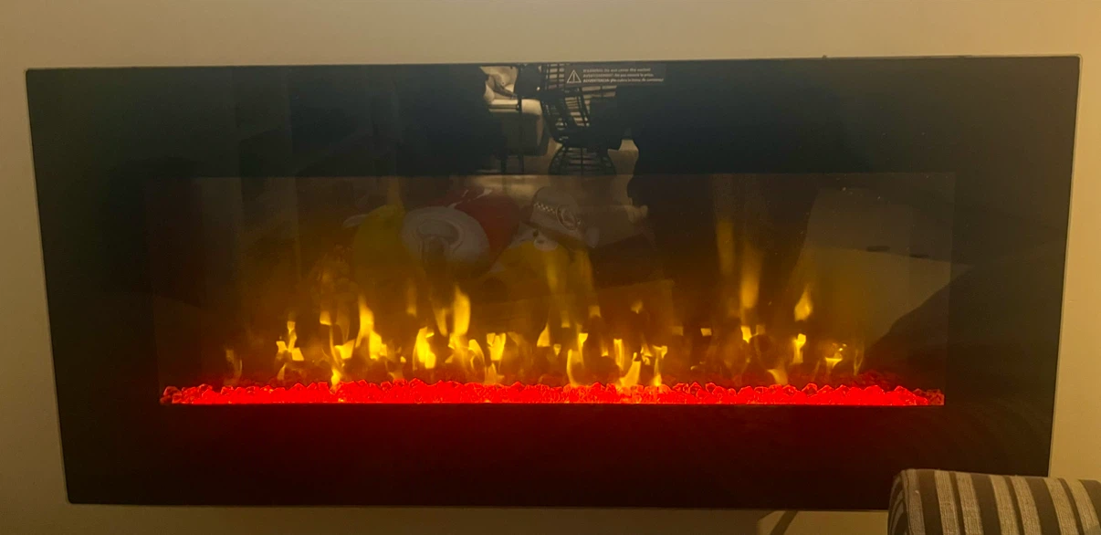 StyleWell SW 42-inch Wall Mount Electric Fireplace