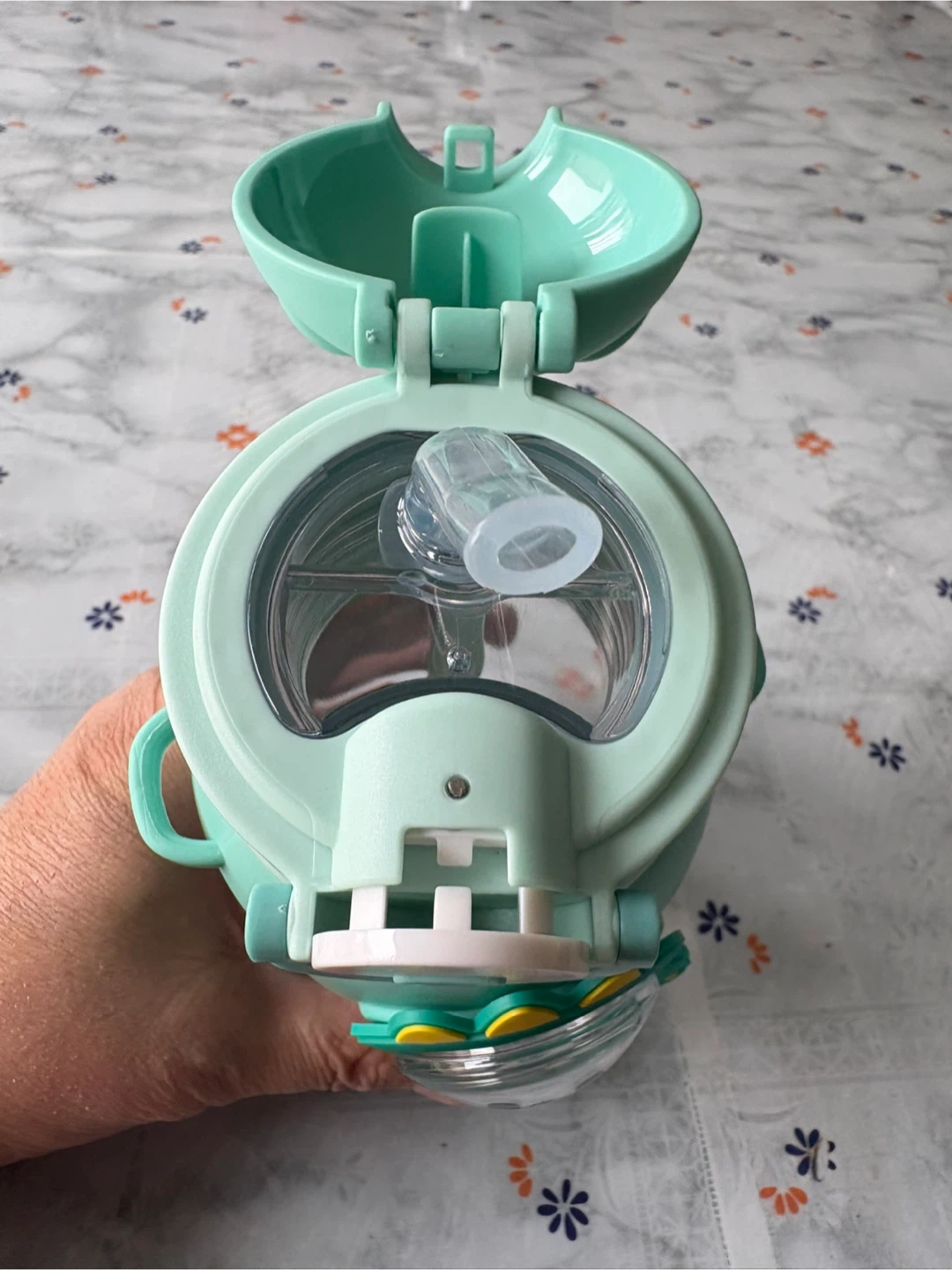 Brand New Mint Green Dinosaur Kids Water Bottle - photo 4