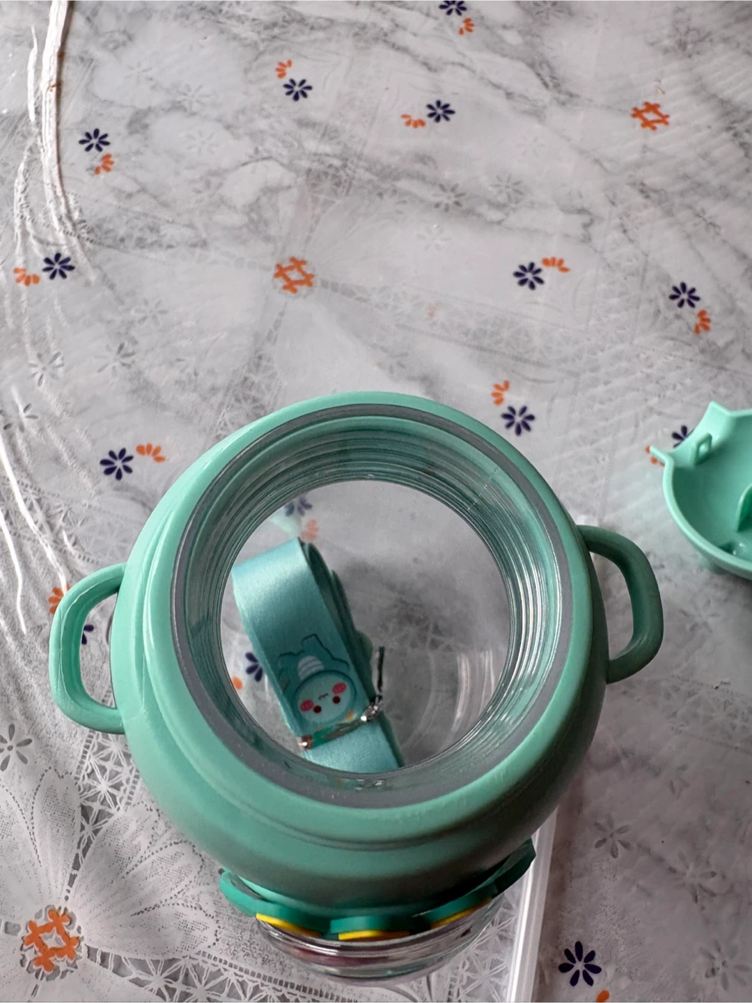 Brand New Mint Green Dinosaur Kids Water Bottle - photo 5