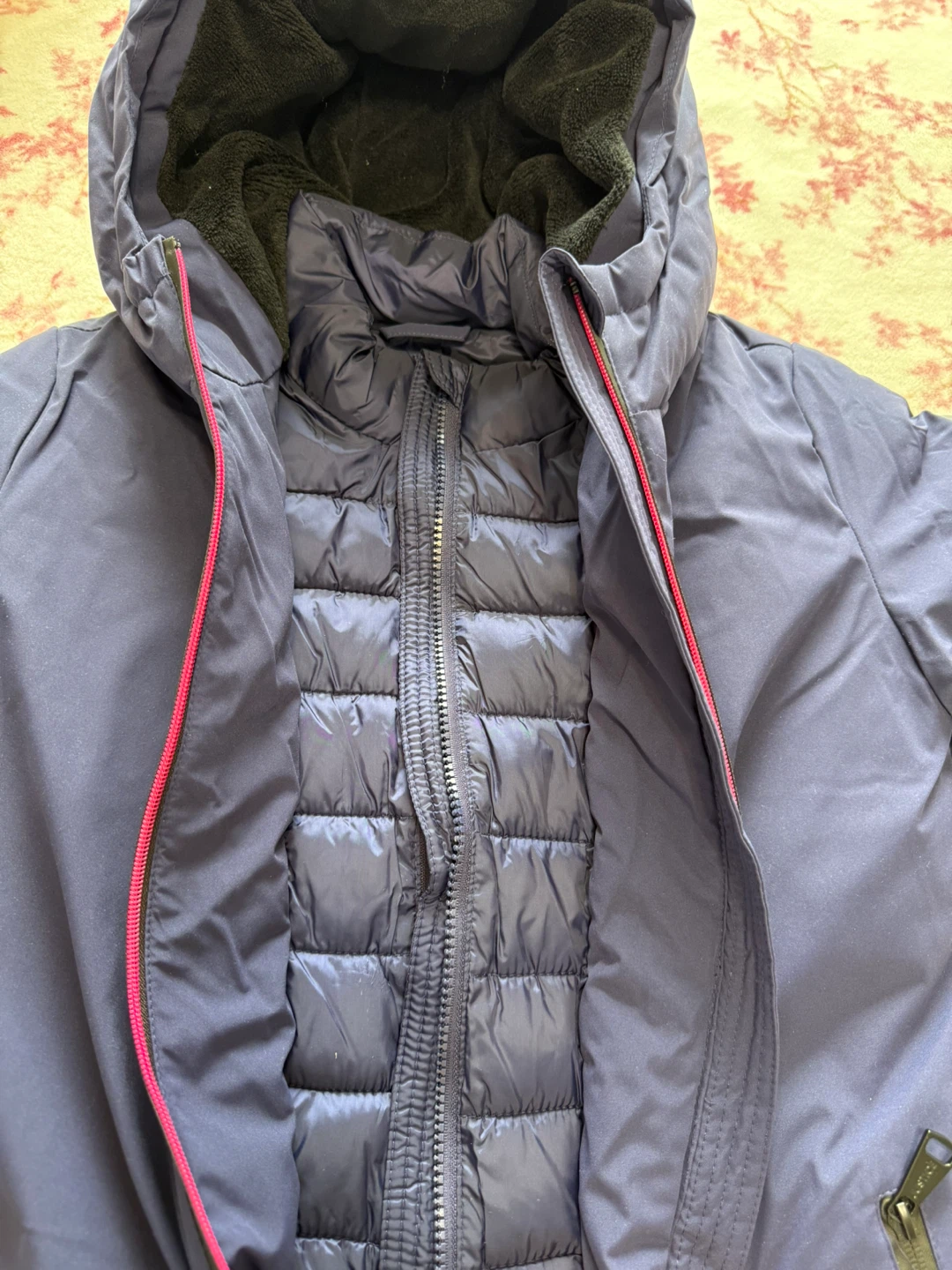 New Justice Girls Winter Parka Navy Size M (10) - photo 3