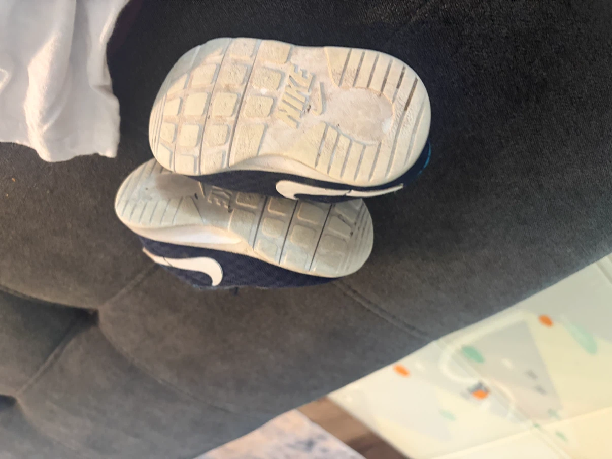 Nike Toddler Running Shoes Navy Blue Size 5C - photo 4