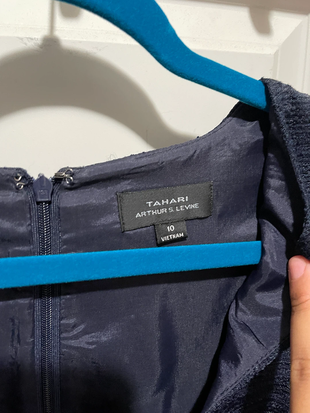 Tahari Arthur S. Levine Navy Dress - photo 2