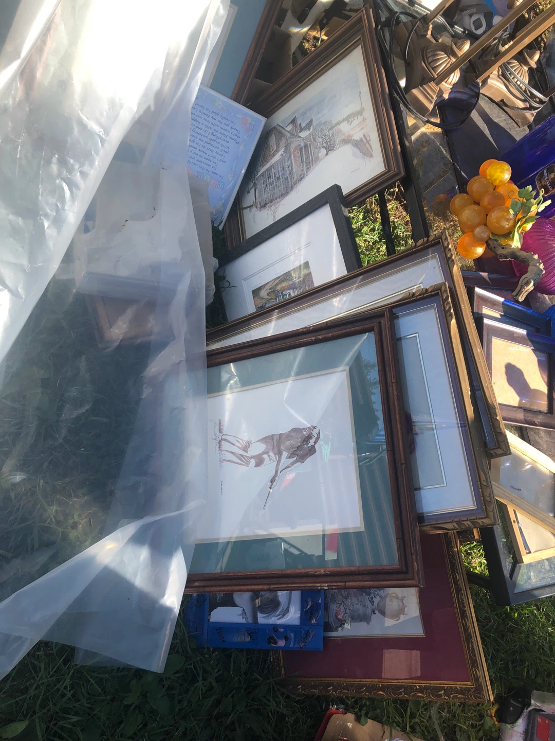 Assorted Vintage Picture Frames