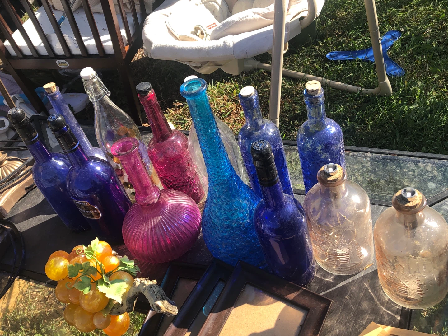Decorative Assorted Glass Bottles
