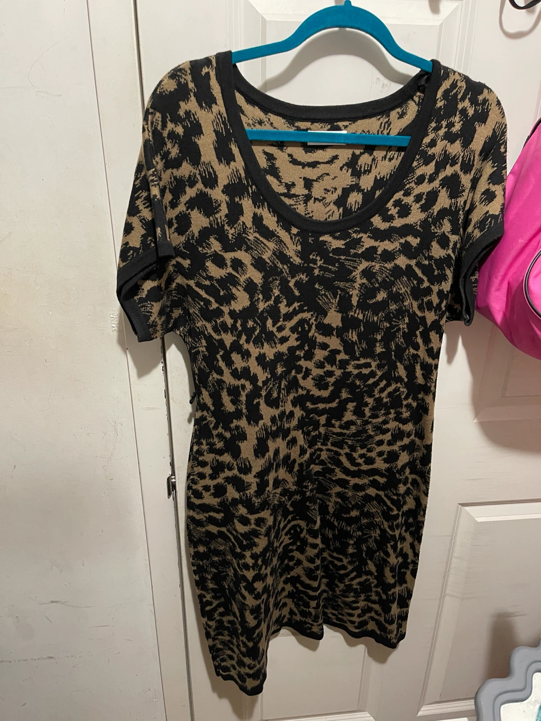 Calvin Klein Animal Print Knit Dress