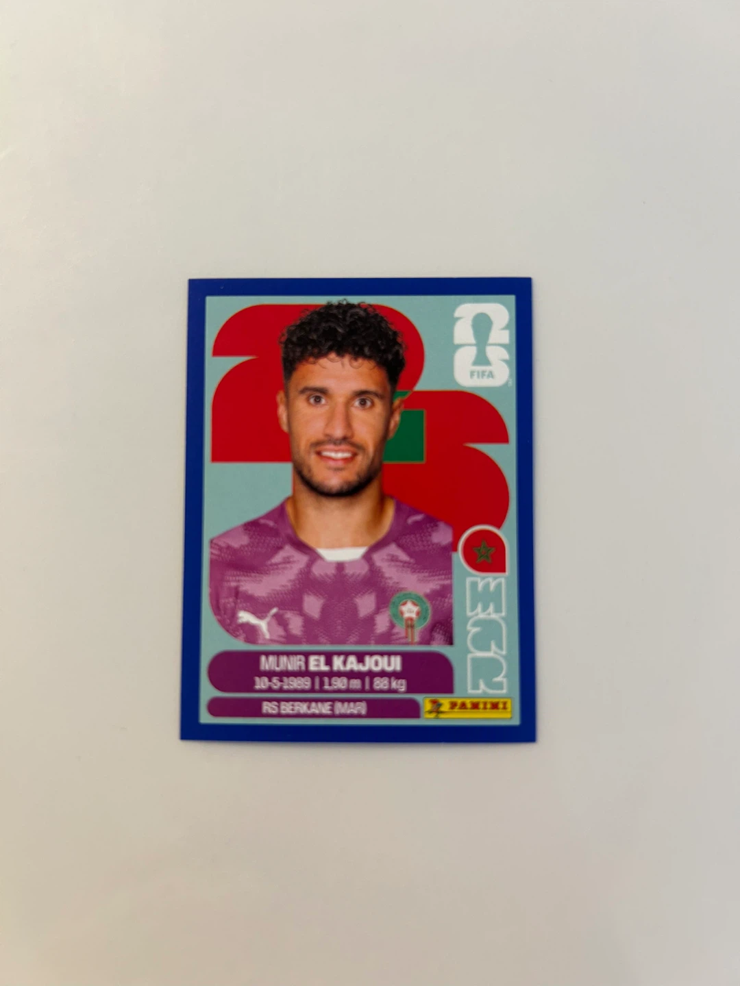 Panini FIFA World Cup 2026 Munir El Kajoui Trading Card