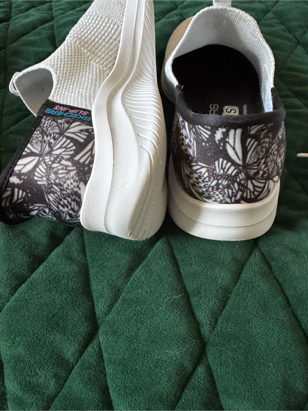 Skechers Slip-ins Shoes - White/Black, Women's Size 6.5 - photo 2
