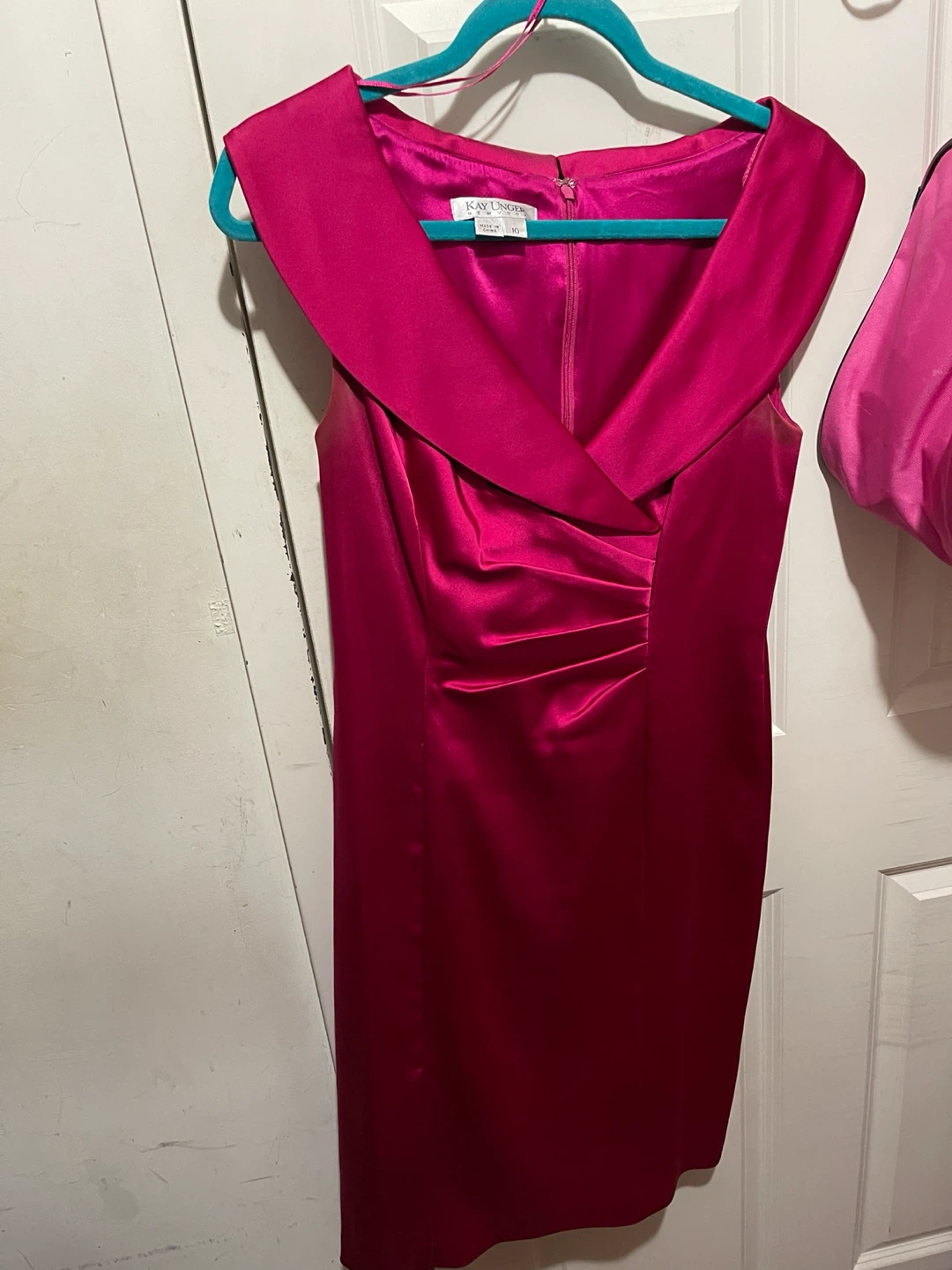 Kay Unger New York Fuchsia Dress Size 10