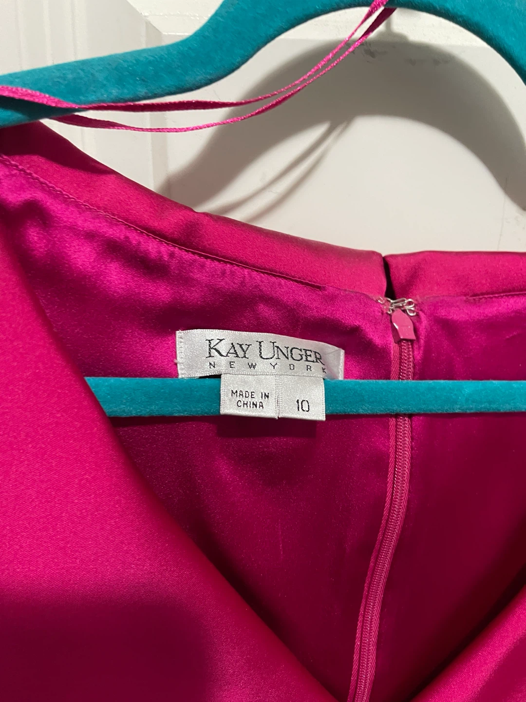 Kay Unger New York Fuchsia Dress Size 10 - photo 2