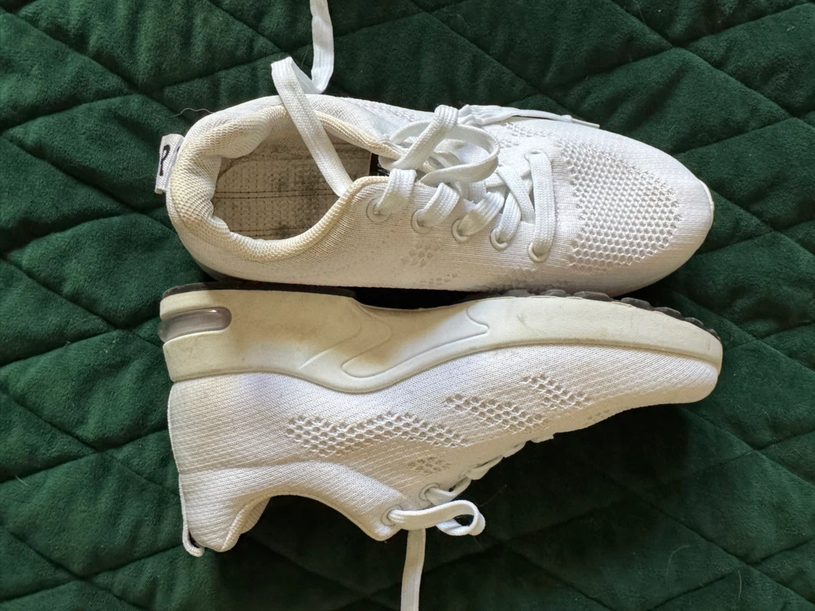 White Mesh Sneakers