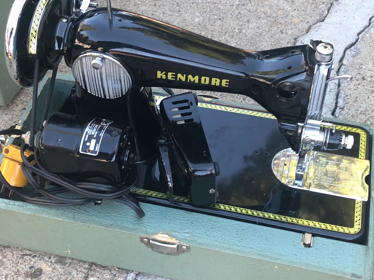 Vintage Kenmore Sewing Machine in Case