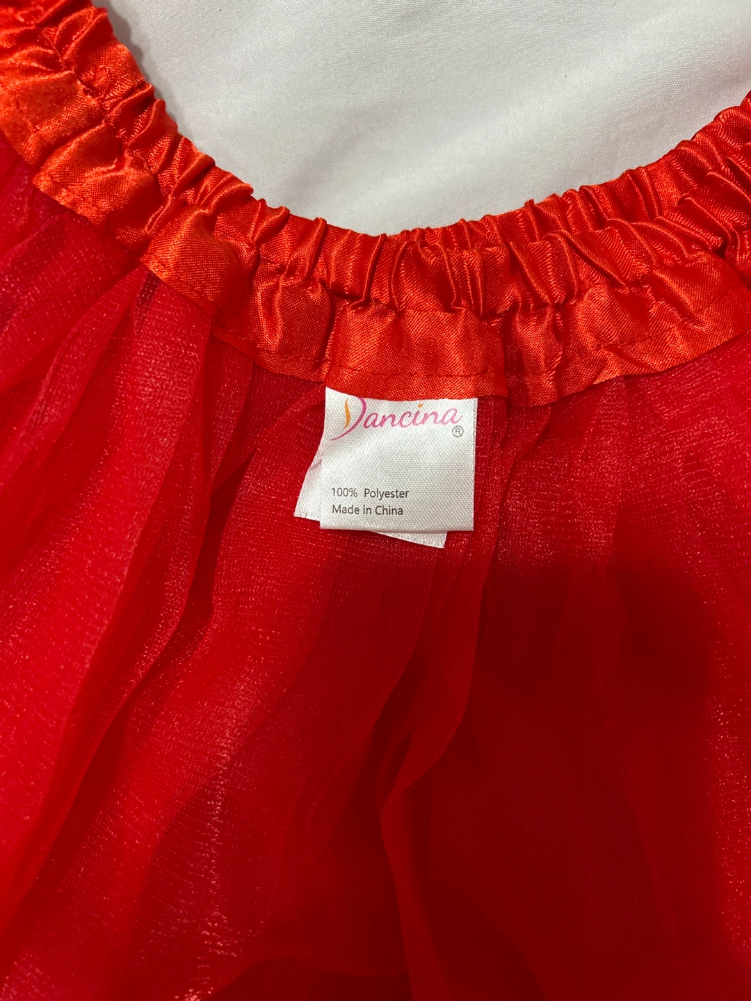 Dancina Girl’s Red Tutu Skirt SZ 8-13 Years 🏈 - photo 2