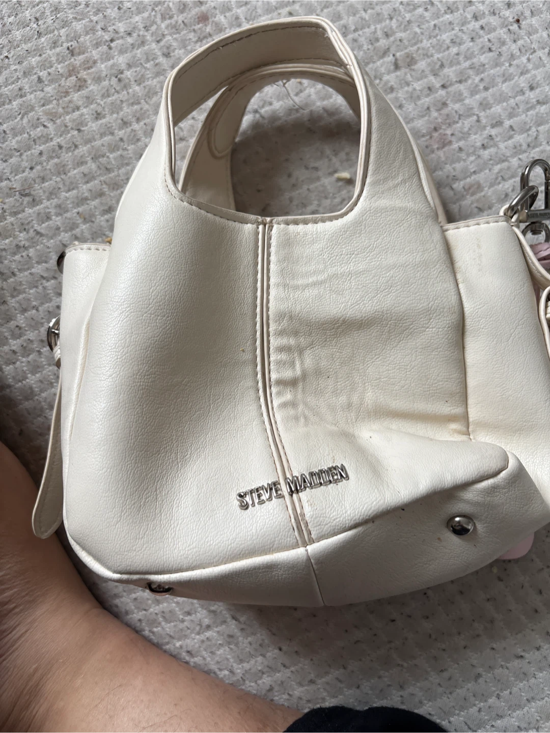Steve Madden Cream Handbag