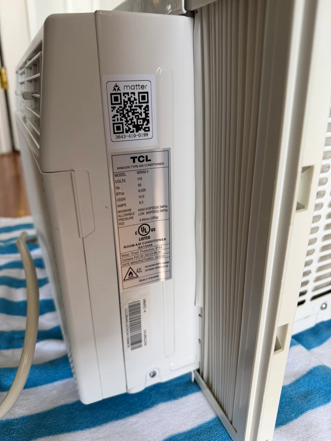 TCL 8000 BTU Window Air Conditioner - photo 5
