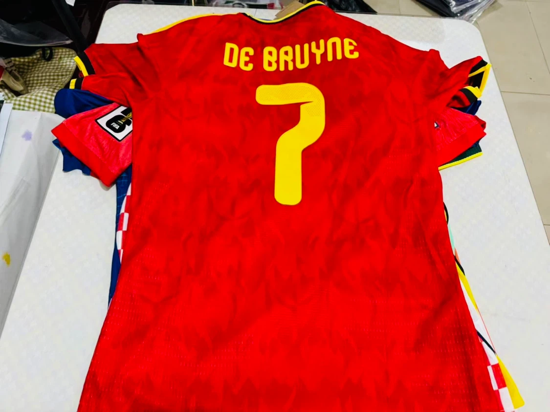 Belgium De Bruyne Soccer Jersey size L and XL