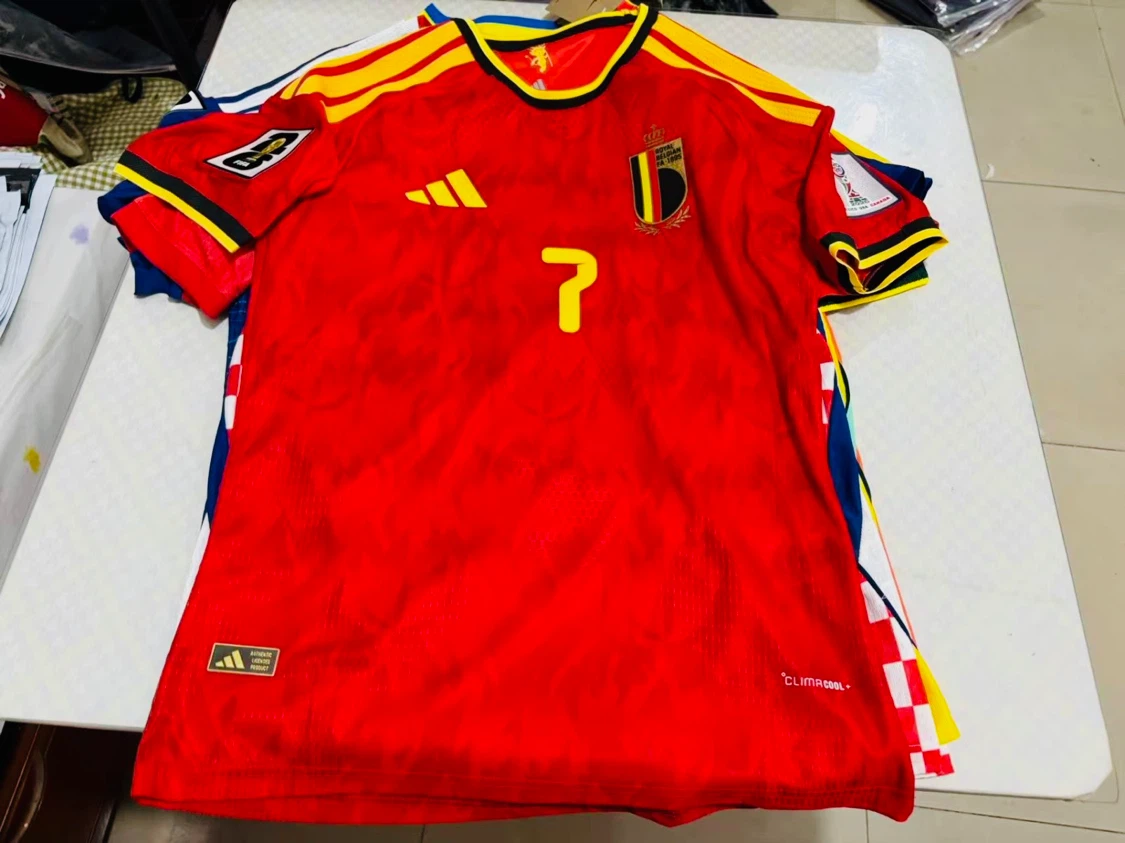 Belgium De Bruyne Soccer Jersey size L and XL - photo 2