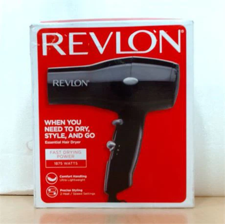 Revlon Compact & Lightweight Hair Dryer, Black