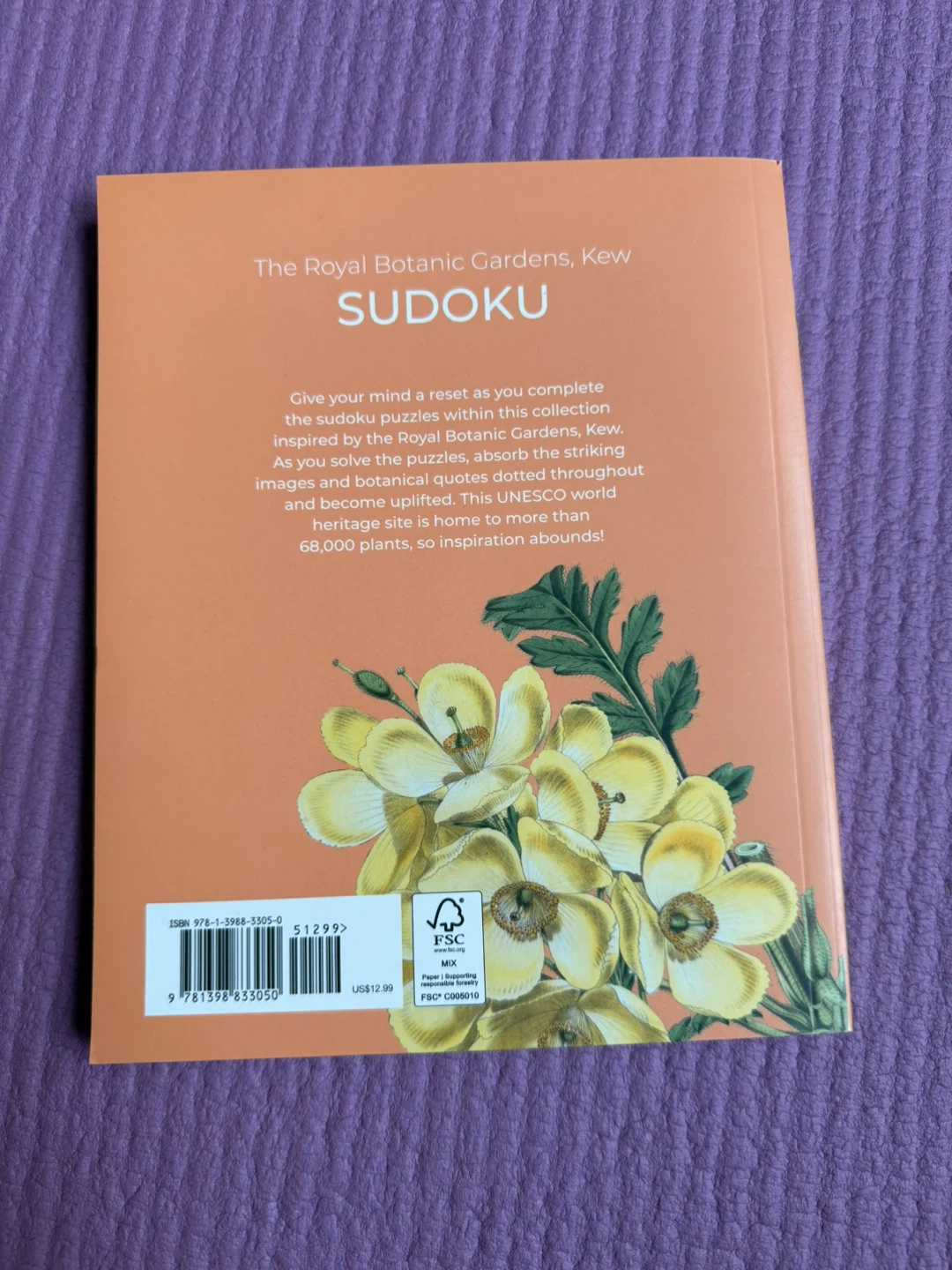 🏈The Royal Botanic Gardens, Kew Sudoku Book - photo 3
