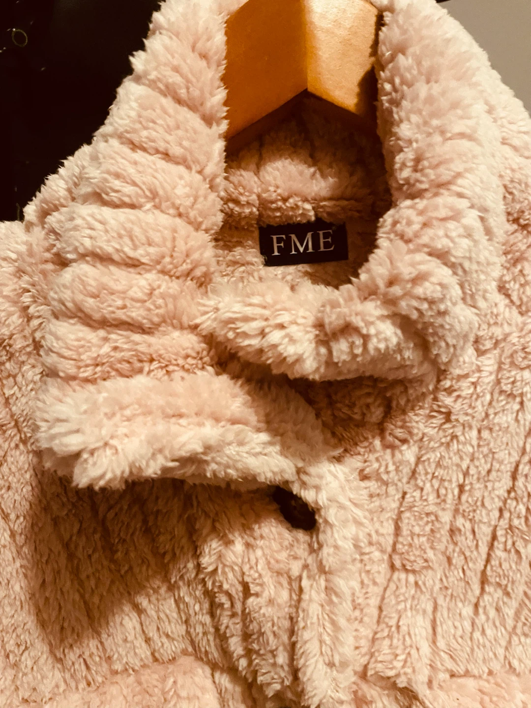 FME Light Pink Faux Fur Jacket - photo 5