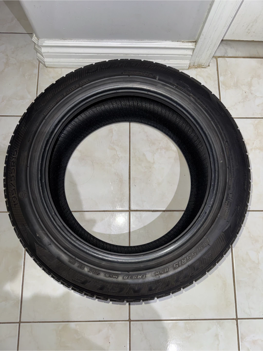 SET OF 4 TRIANGLE ALL-SEASON TIRES – 195/55R15 – 80% TREAD - photo 4