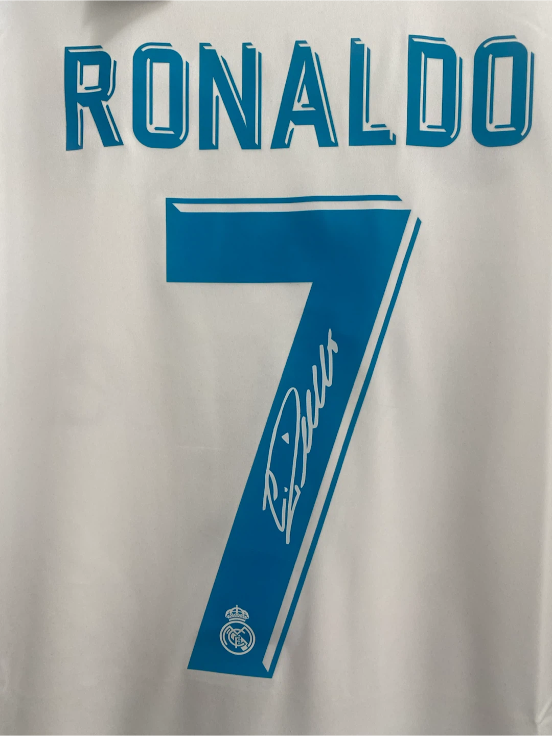 Real Madrid Ronaldo 7 Jersey size L