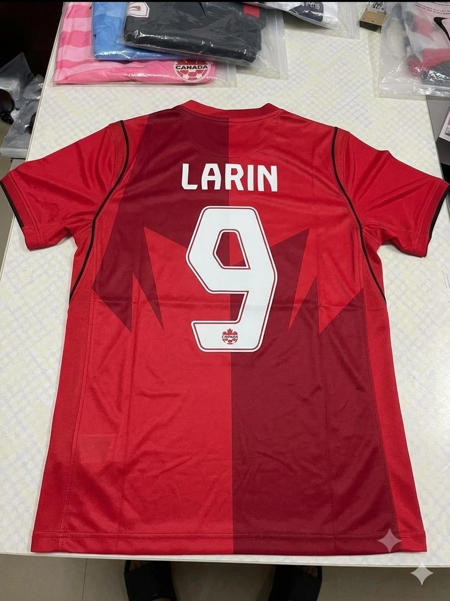 Larin Canada Soccer Jersey #9