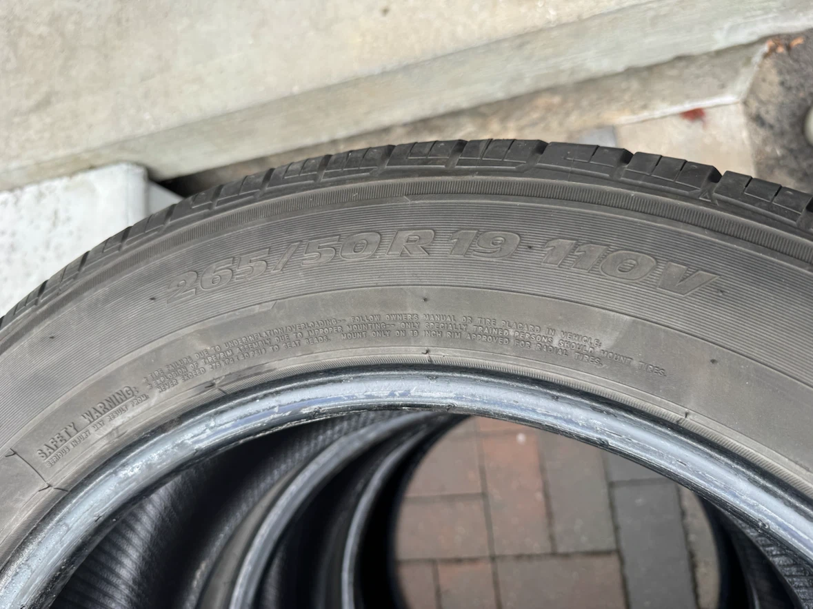 4 Toyo Open Country 265/50R19 85% Tread - photo 2