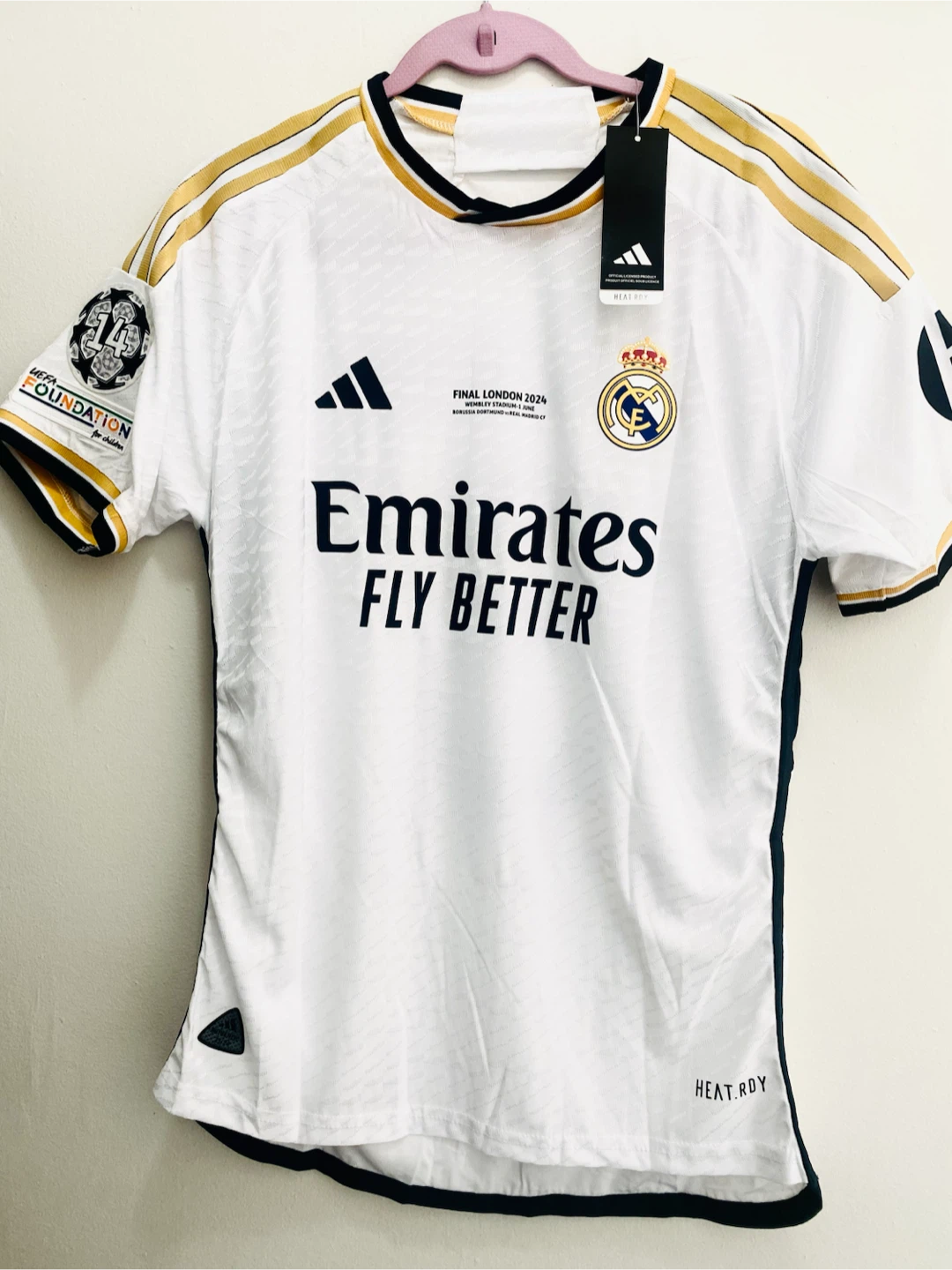 Adidas Real Madrid Kroos 8 Jersey - London 2024 Final - photo 2