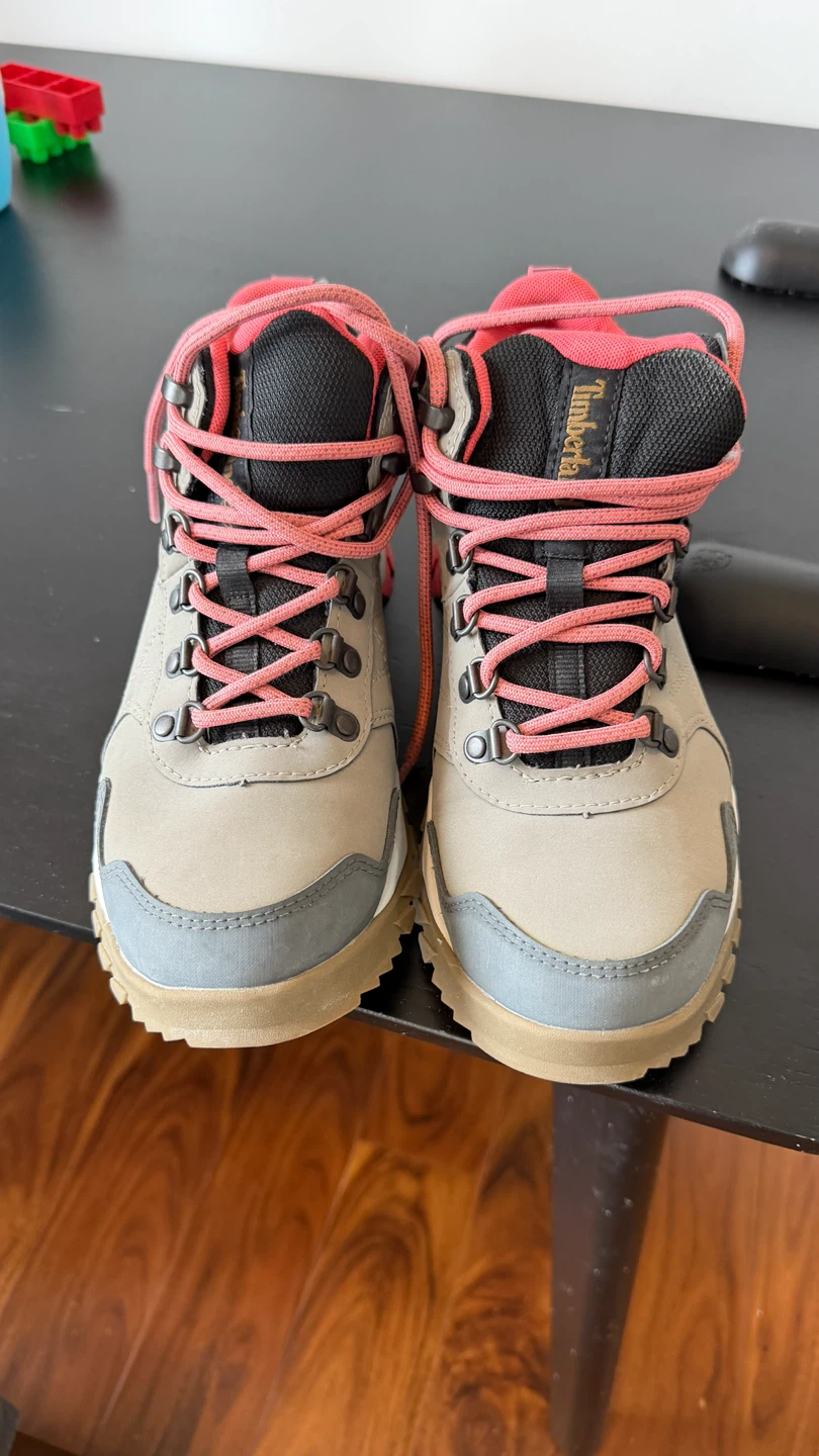 Timberland Hiking Boots Grey and Pink