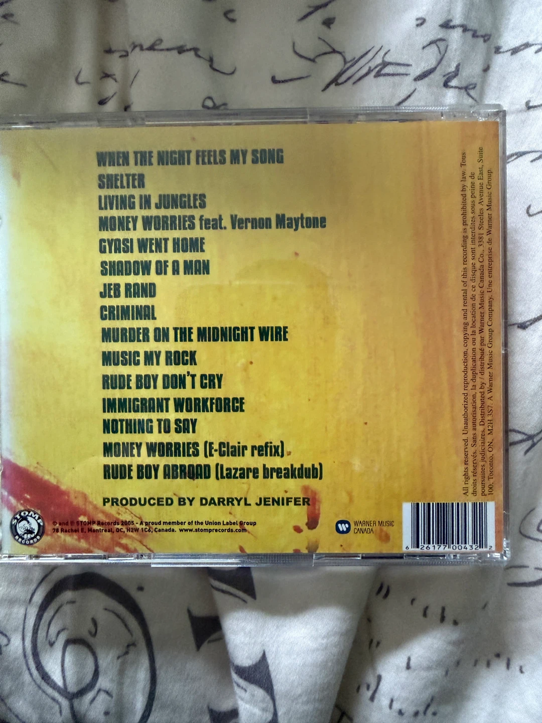 Bedouin Soundclash - Sounding a Mosaic CD🏈 - photo 4