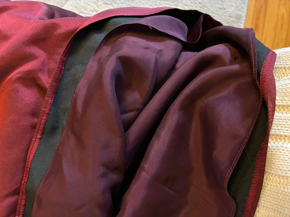 Dress Sz 12 Vintage Formal Gown + Matching Shawl JS Collections - photo 3