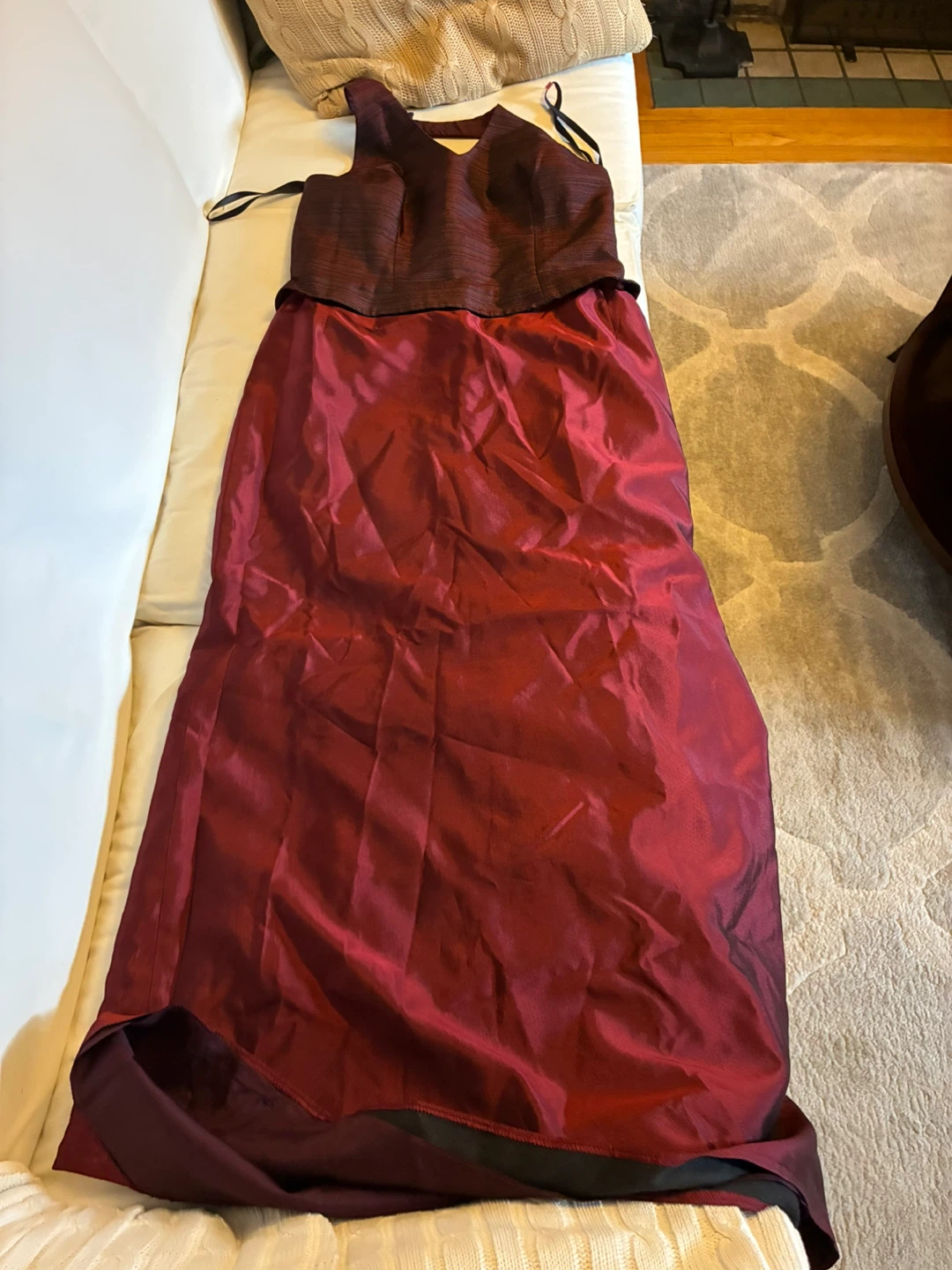 Dress Sz 12 Vintage Formal Gown + Matching Shawl JS Collections - photo 4