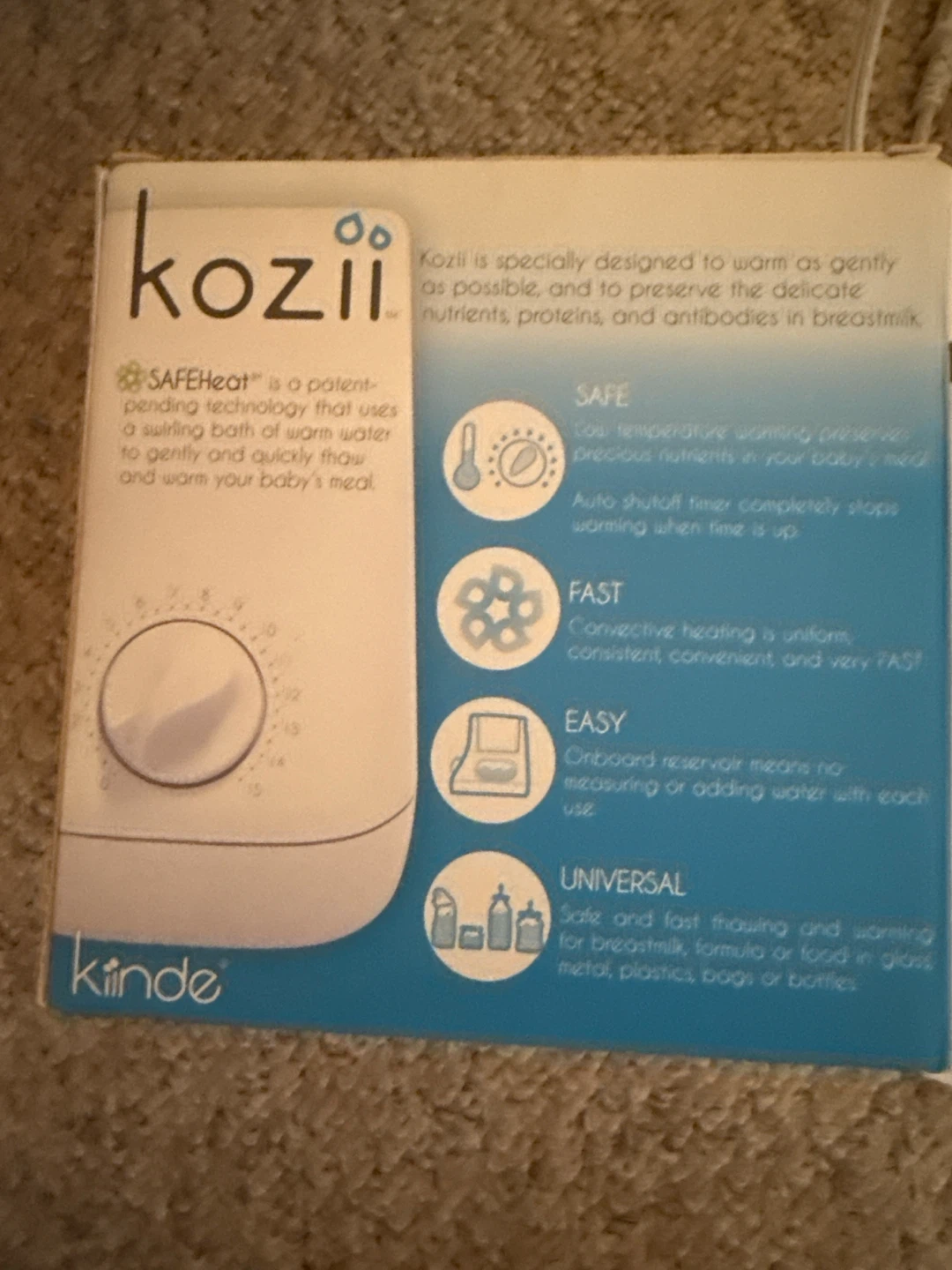 Kiinde Kozii Breastmilk and Bottle Warmer - photo 5