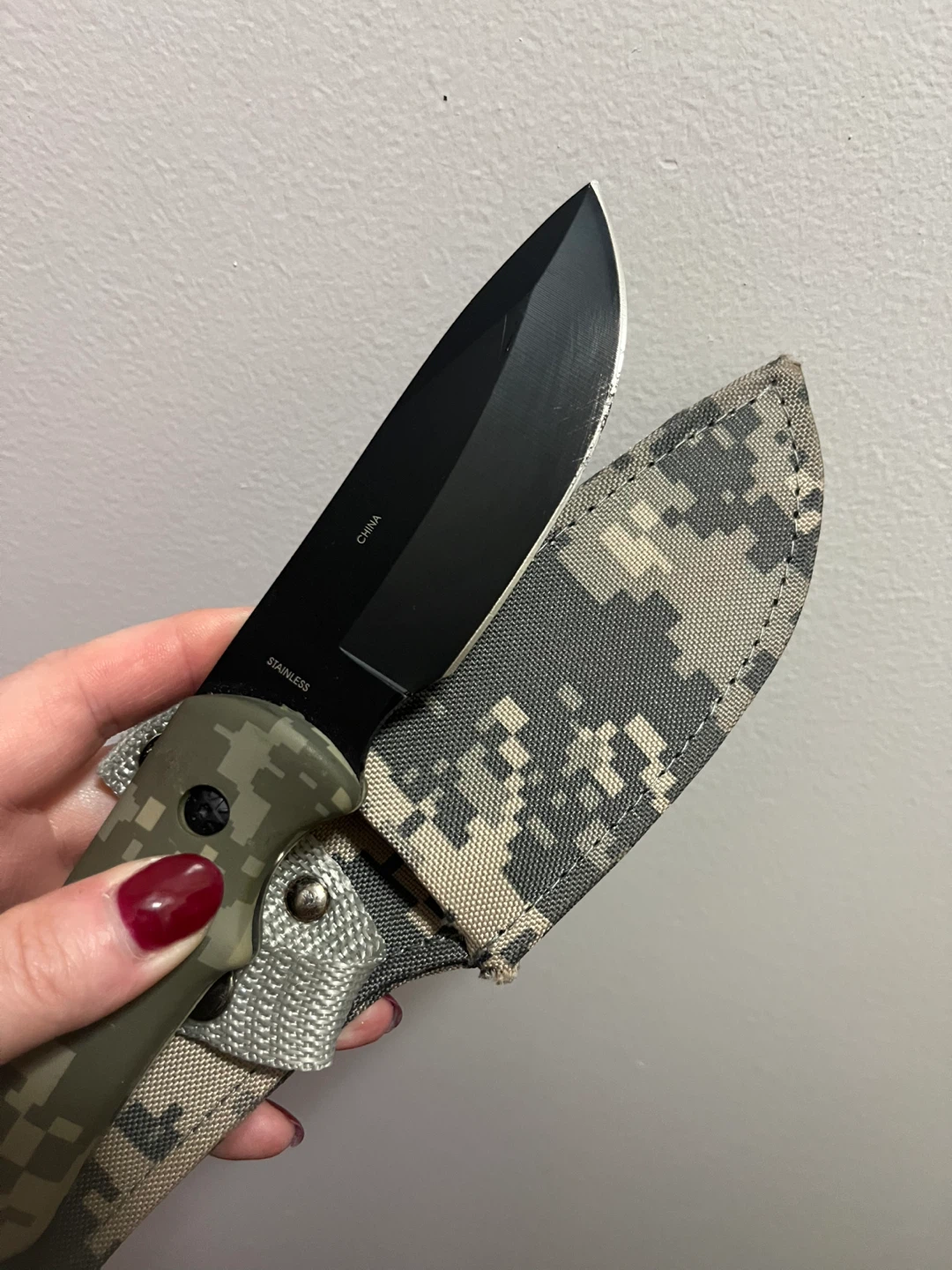 Camouflage Fixed Blade Knife - photo 4